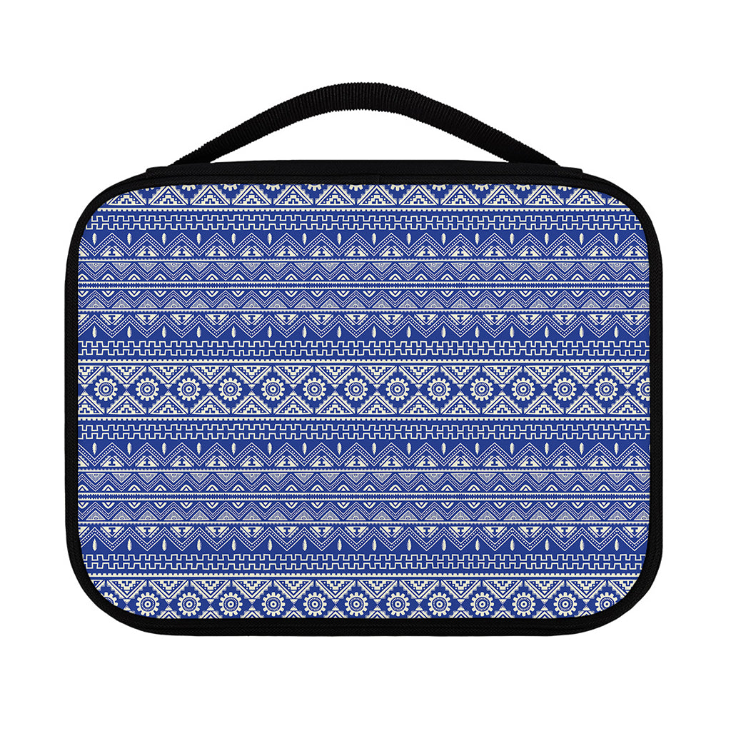 Blue And White African Pattern Print Classic Bible Case
