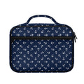 Blue And White Anchor Pattern Print Briefcase Bible Bag