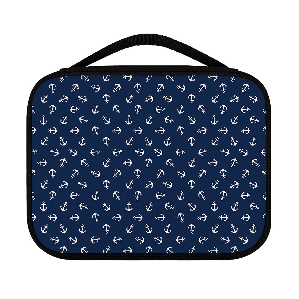 Blue And White Anchor Pattern Print Classic Bible Case