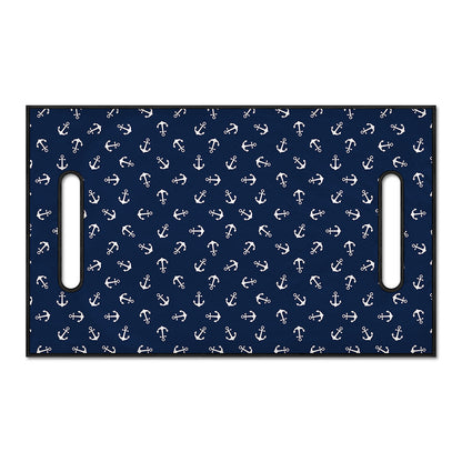 Blue And White Anchor Pattern Print Golf Cart Seat Cover