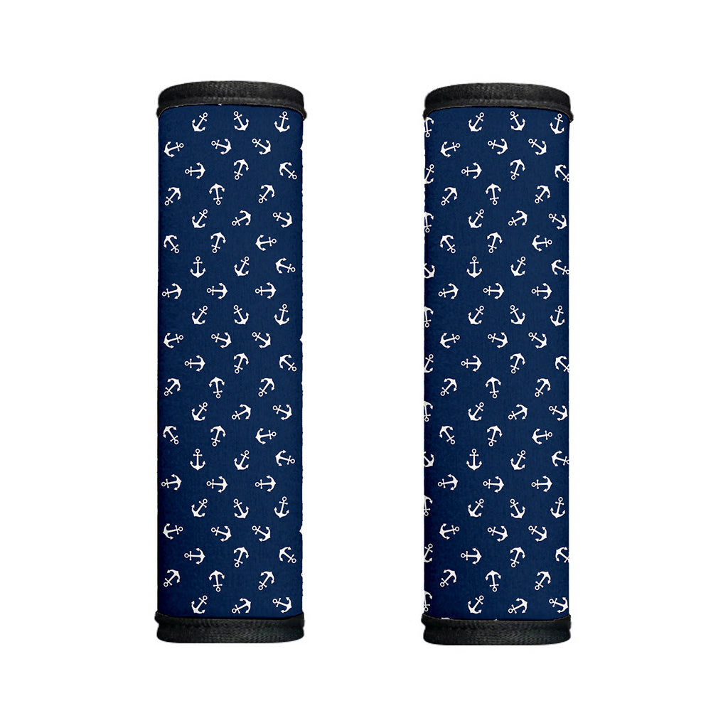Blue And White Anchor Pattern Print Handle Covers