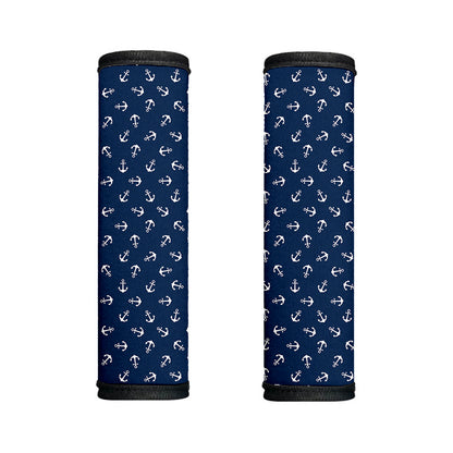 Blue And White Anchor Pattern Print Handle Covers
