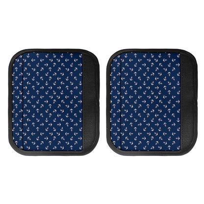 Blue And White Anchor Pattern Print Handle Covers