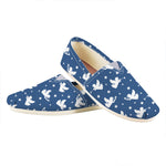 Blue And White Angel Pattern Print Casual Shoes