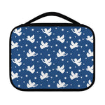 Blue And White Angel Pattern Print Classic Bible Case