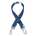 Blue And White Angel Pattern Print Dog Seat Belt