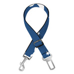 Blue And White Angel Pattern Print Dog Seat Belt