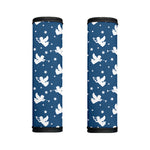 Blue And White Angel Pattern Print Handle Covers