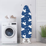 Blue And White Angel Pattern Print Ironing Board Cover