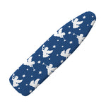 Blue And White Angel Pattern Print Ironing Board Cover