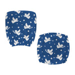 Blue And White Angel Pattern Print Office Chair Cover