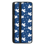 Blue And White Angel Pattern Print Refrigerator Handle Covers