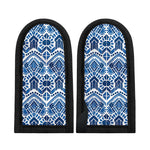 Blue And White Aztec Pattern Print Skillet Handle Cover