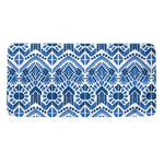 Blue And White Aztec Pattern Print Towel