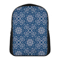 Blue And White Bohemian Mandala Print Casual Backpack