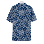 Blue And White Bohemian Mandala Print Hawaiian Shirt