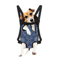 Blue And White Bohemian Mandala Print Pet Carrier Backpack