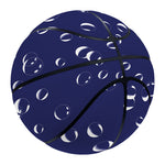 Blue And White Bubble Pattern Print Basketball