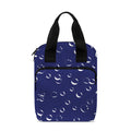 Blue And White Bubble Pattern Print Bible Tote Bag