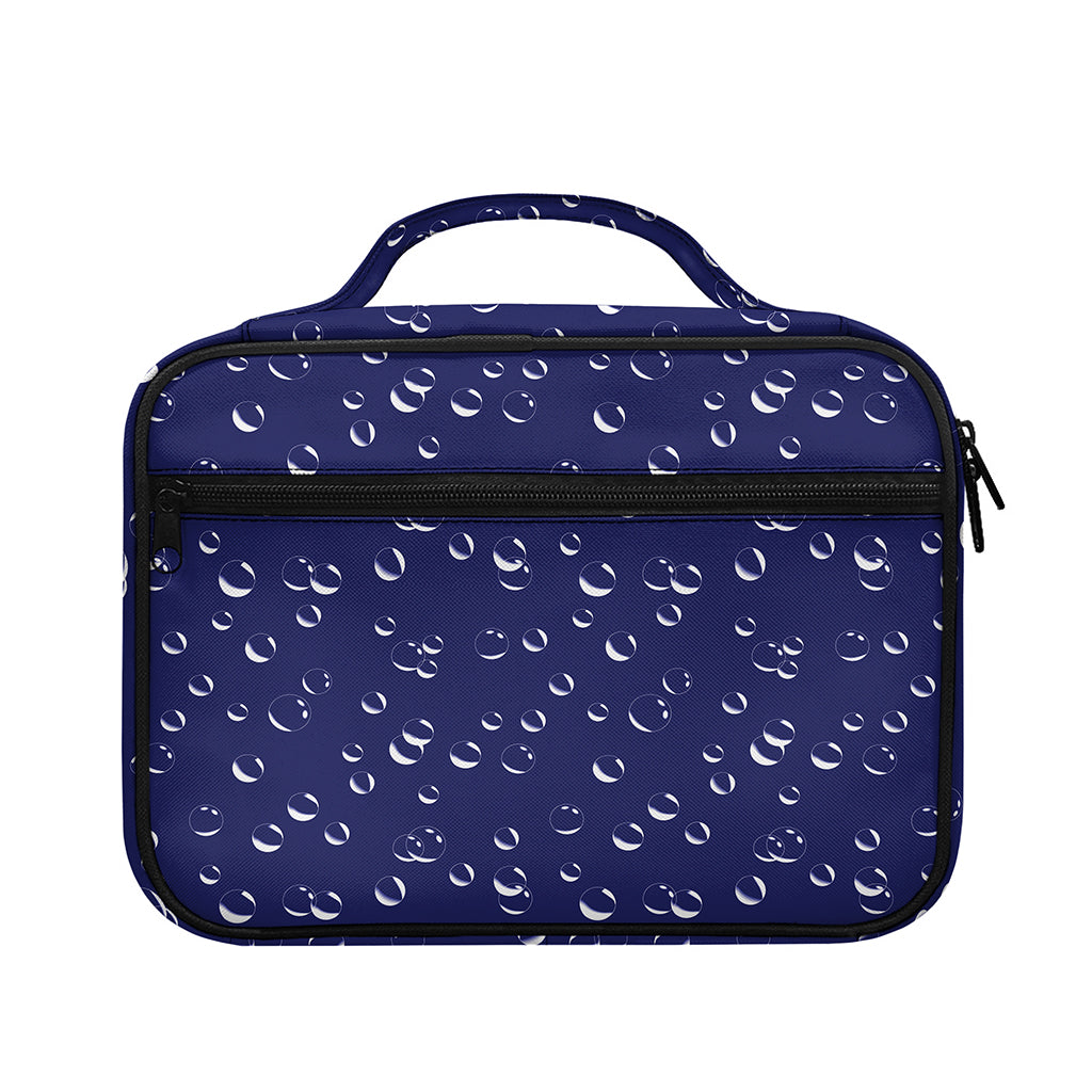 Blue And White Bubble Pattern Print Briefcase Bible Bag