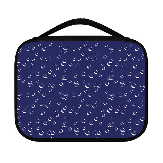 Blue And White Bubble Pattern Print Classic Bible Case