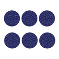 Blue And White Bubble Pattern Print Coaster Set
