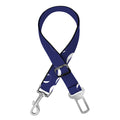 Blue And White Bubble Pattern Print Dog Seat Belt
