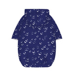 Blue And White Bubble Pattern Print Dog Zip Up Hoodie