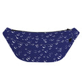 Blue And White Bubble Pattern Print Fanny Pack
