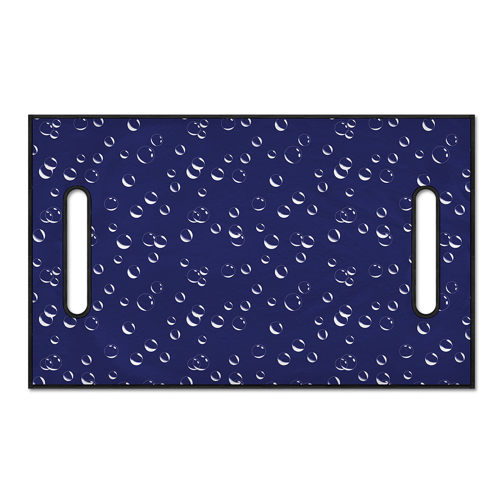 Blue And White Bubble Pattern Print Golf Cart Seat Cover
