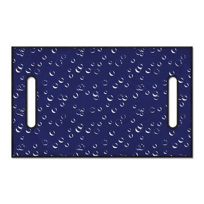 Blue And White Bubble Pattern Print Golf Cart Seat Cover