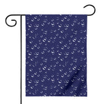 Blue And White Bubble Pattern Print House Flag