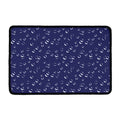 Blue And White Bubble Pattern Print Kitchen Mat