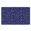 Blue And White Bubble Pattern Print Polyester Doormat