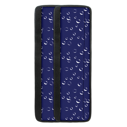 Blue And White Bubble Pattern Print Refrigerator Handle Covers