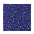 Blue And White Bubble Pattern Print Silk Bandana