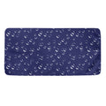 Blue And White Bubble Pattern Print Towel