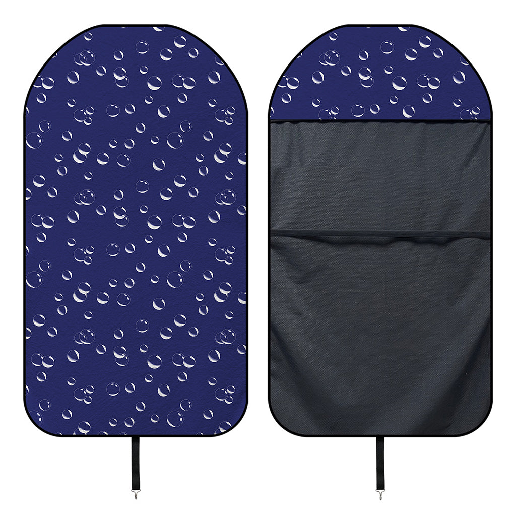Blue And White Bubble Pattern Print Waterproof Car Seat Cover