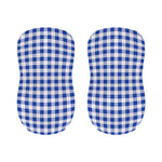 Blue And White Buffalo Check Print Bar Stool Covers