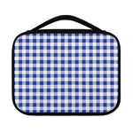 Blue And White Buffalo Check Print Classic Bible Case