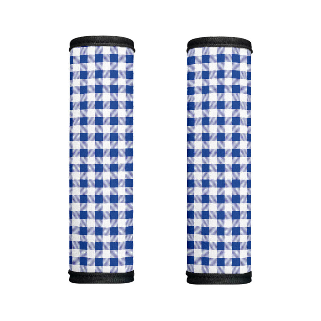 Blue And White Buffalo Check Print Handle Covers