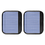 Blue And White Buffalo Check Print Handle Covers