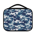 Blue And White Camouflage Print Classic Bible Case