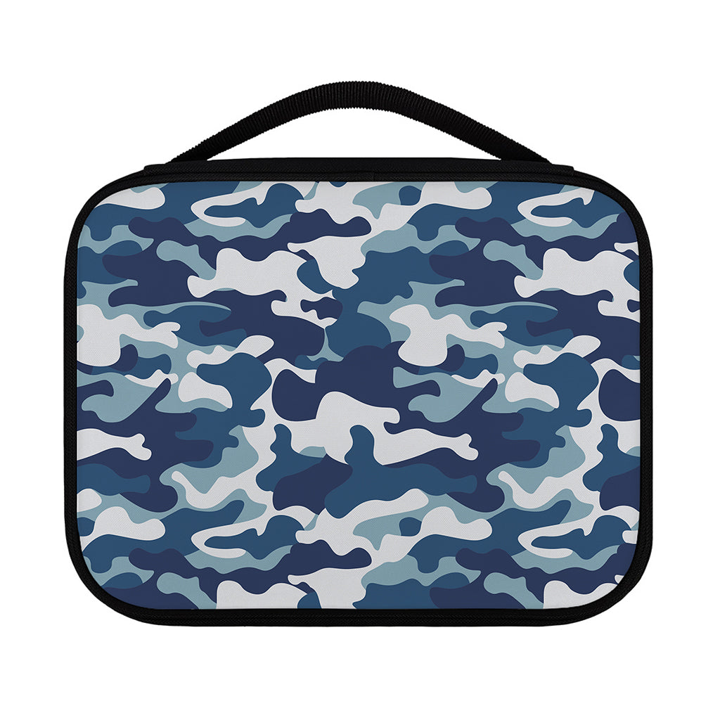 Blue And White Camouflage Print Classic Bible Case