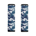 Blue And White Camouflage Print Handle Covers