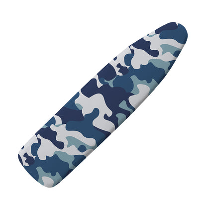 Blue And White Camouflage Print Ironing Board Cover