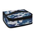 Blue And White Camouflage Print Small Lunch Bag