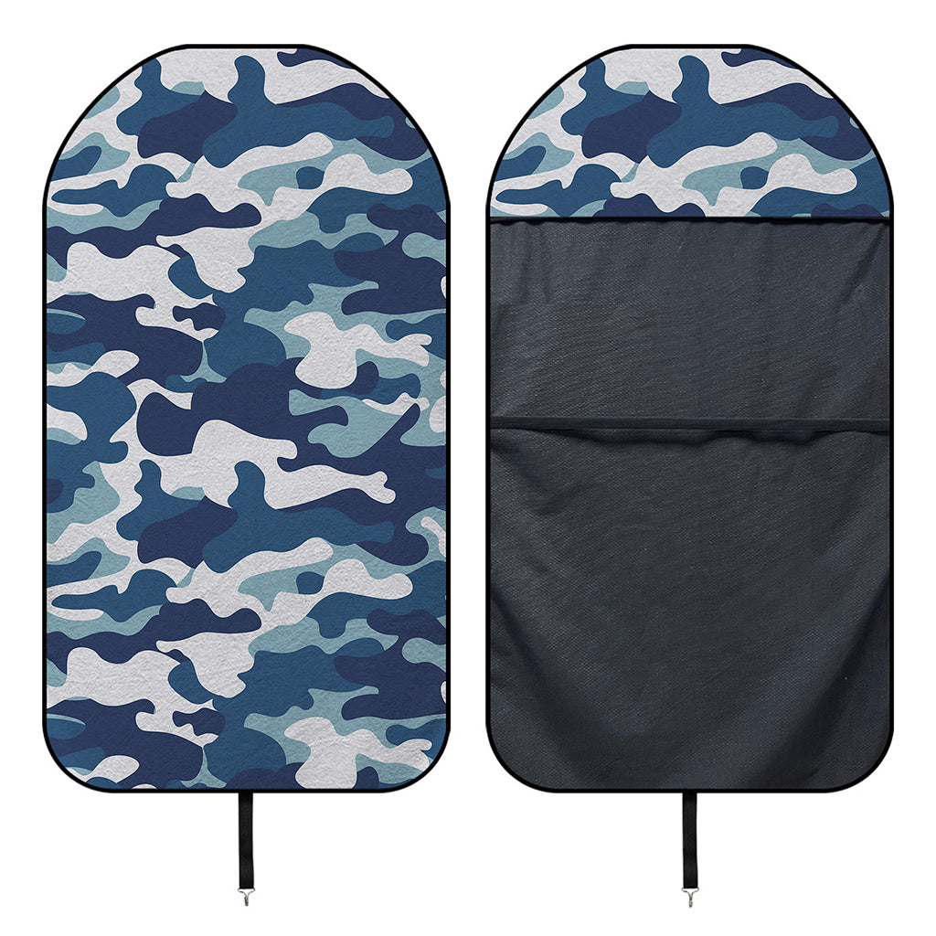 Blue And White Camouflage Print Waterproof Car Seat Cover