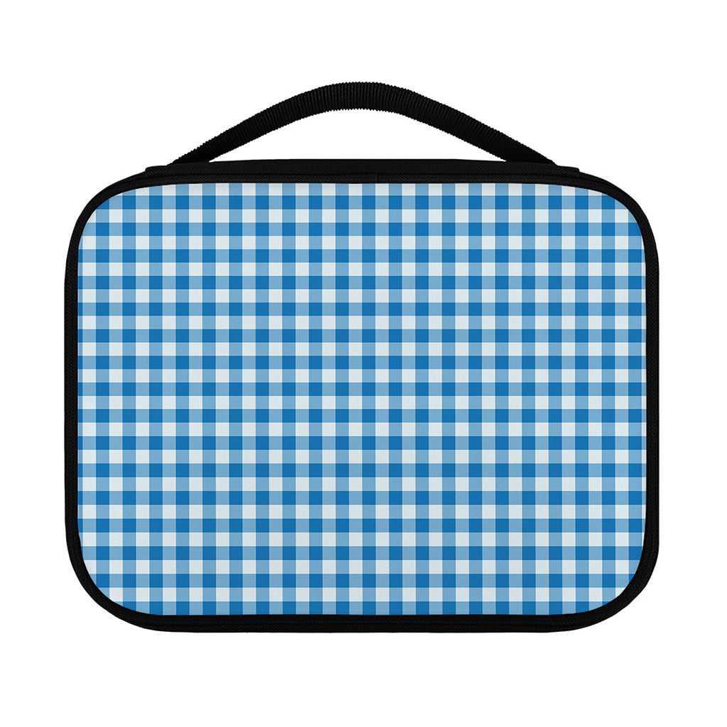 Blue And White Check Pattern Print Classic Bible Case