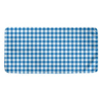 Blue And White Check Pattern Print Towel